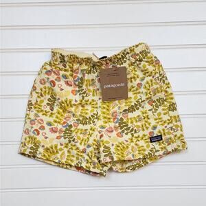 NWT Patagonia Baby Baggies Shorts Size 3T Buzzing: Buttercup Yellow